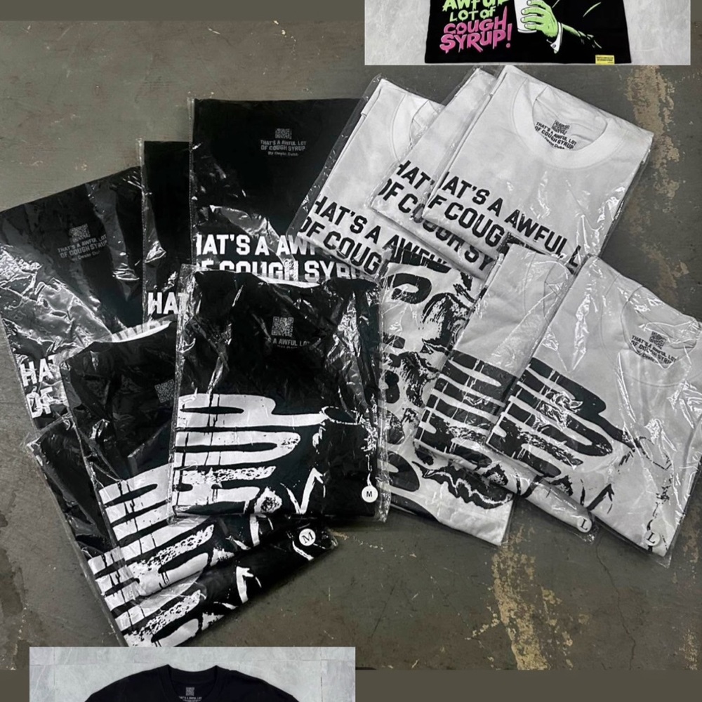 Awful lotta cough syrup shirts